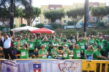  Unos 160 mayores de Telde dan un ejemplo de motivación en II carrera Pasos por la vida (Foto TA)